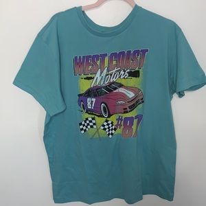 Brand: Aeropostale || Teal wear coast motors t shirt || size: Large